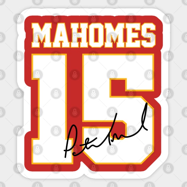 Patrick Mahomes Kansas City Sticker by GraciafyShine